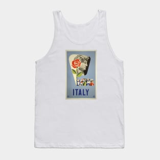 Italian vintage travel poster Tank Top